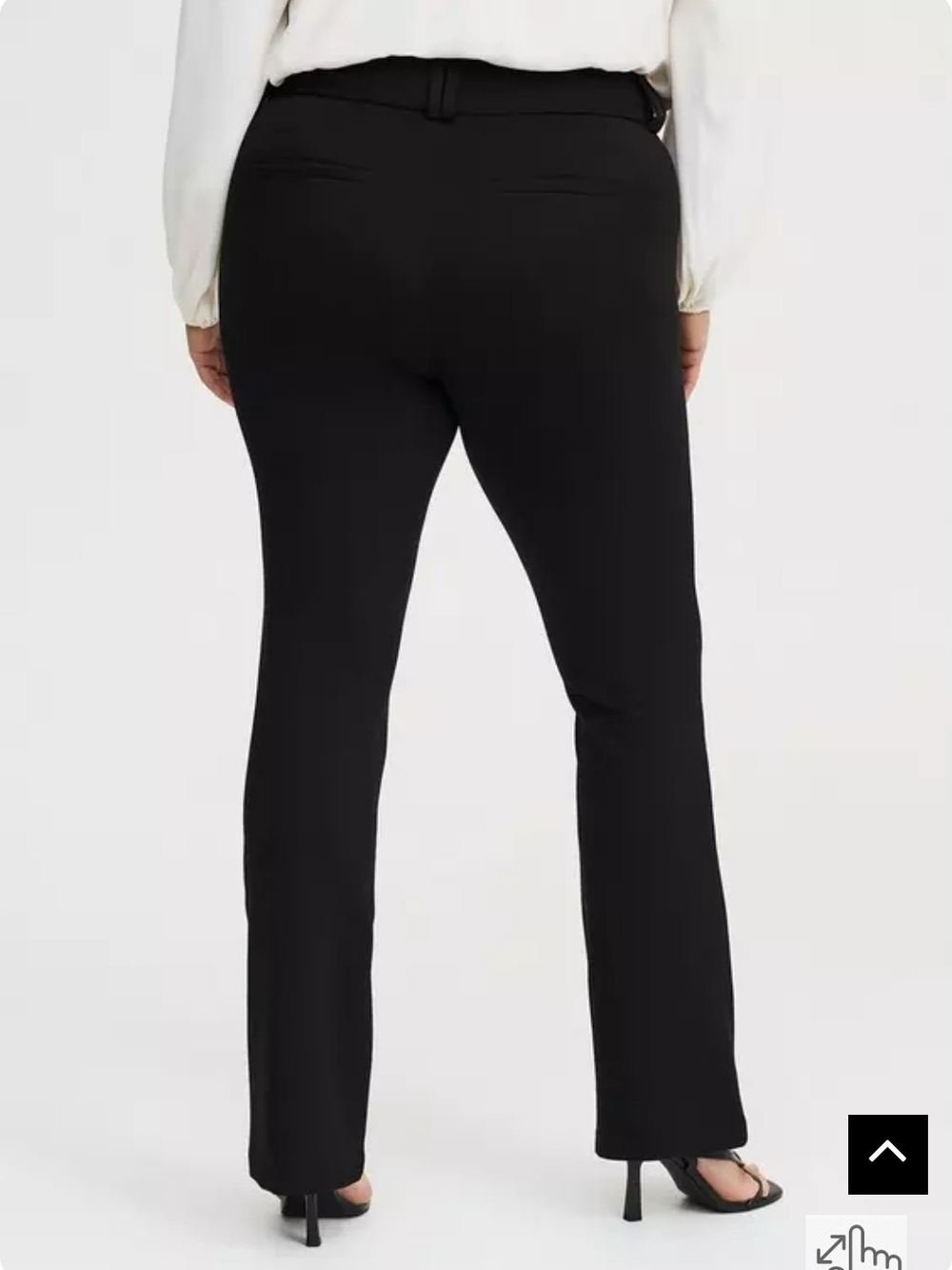 14 EXTRA TALL Torrid Studio Bootcut Ponte Pants - Black - Picture 3 of 3